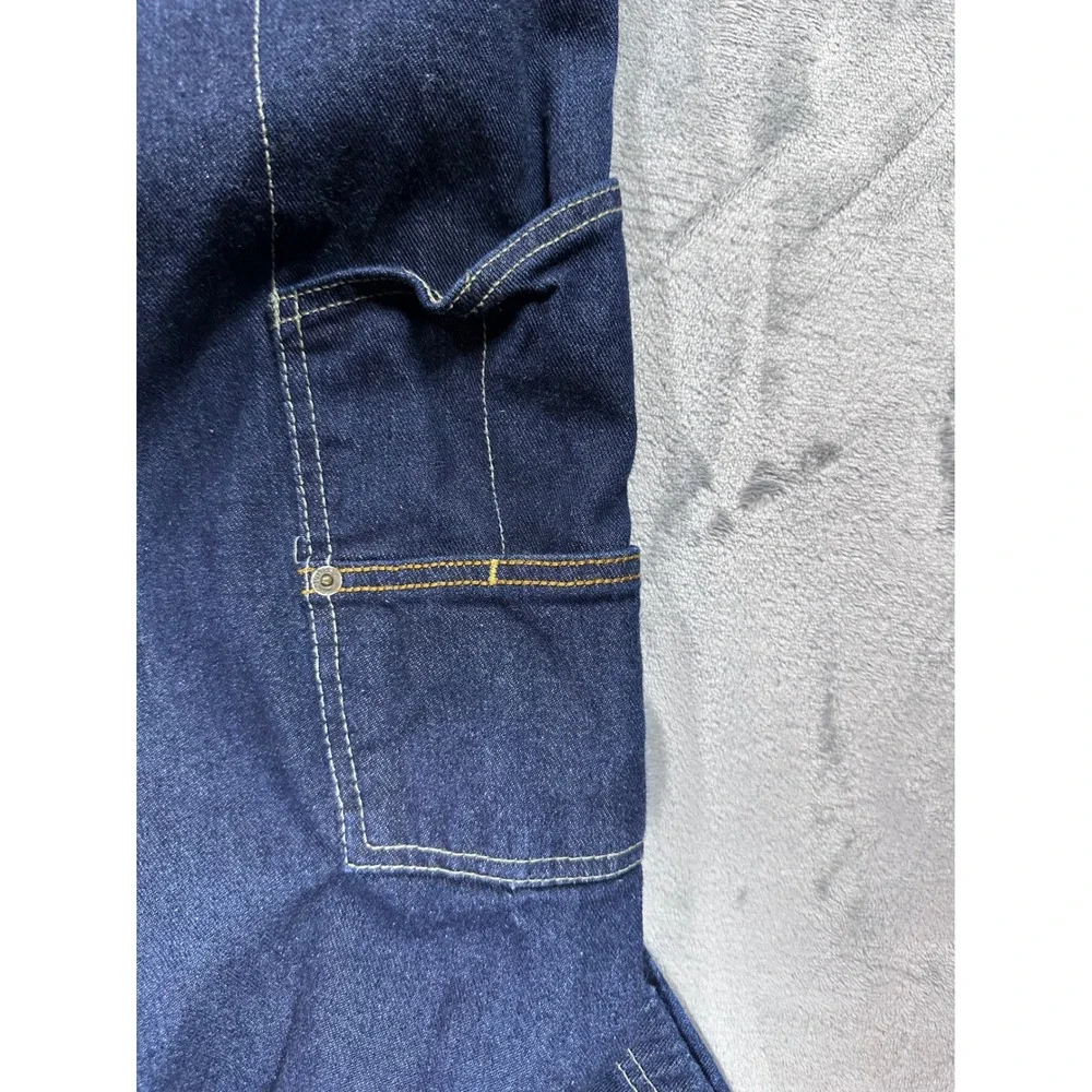 Willie‎ Esco Duns Vintage 90s Baggy Carpenter Jeans Dark Wash Indigo Mens 36x31